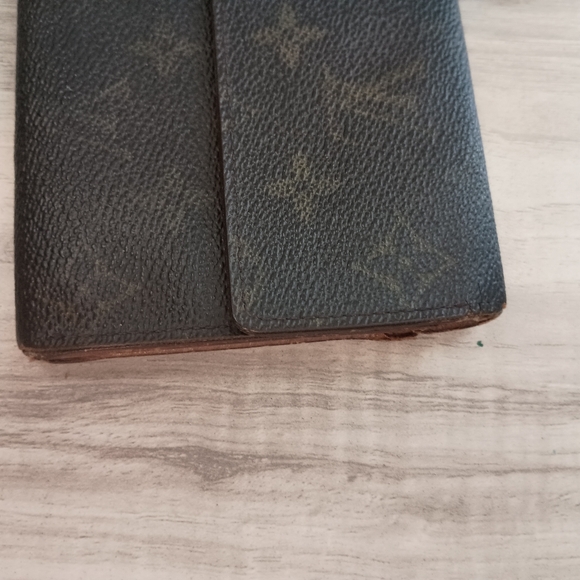 Authentic LOUIS VUITTON LV Vintage Monogram Wallet Envelope Leather - Picture 3 of 13